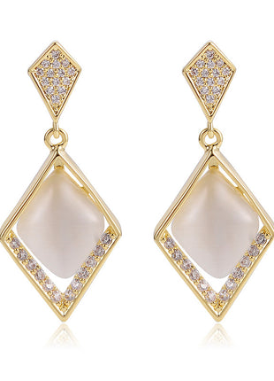 Fashionable Spade High-end Earrings