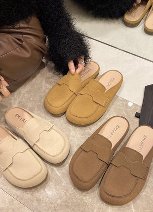 Women's Soft Bottom Ankle Shoes Round Toe Flats