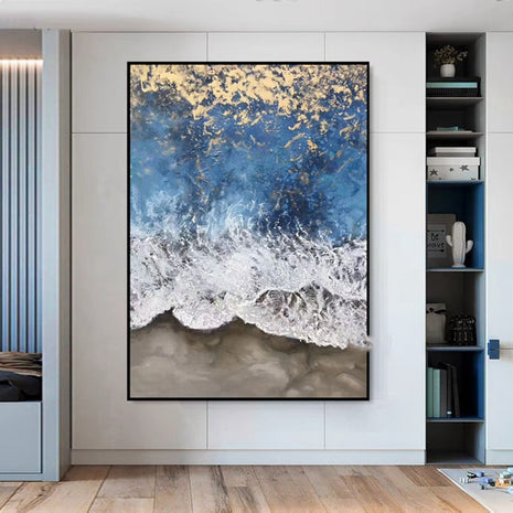 Thick Wave Abstract 100 X 180 cm