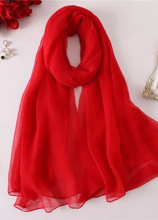 Long shawl beige scarf