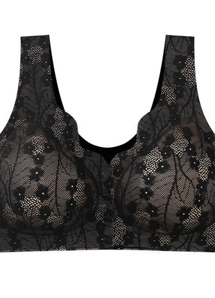 Seamless Front Buckle Underwear Plus Size Bra