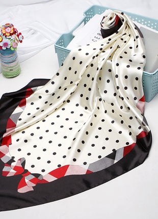 High-end Versatile Vintage Printed Workplace Scarf