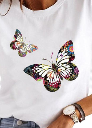 Crew Neck Casual Printed T-shirt