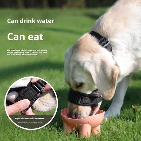 Adjustable Soft Dog Muzzle