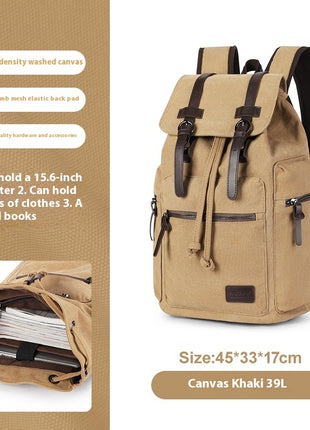 Retro Canvas Backpack Small