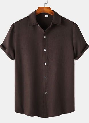 Casual Short-sleeved Men's Shirt