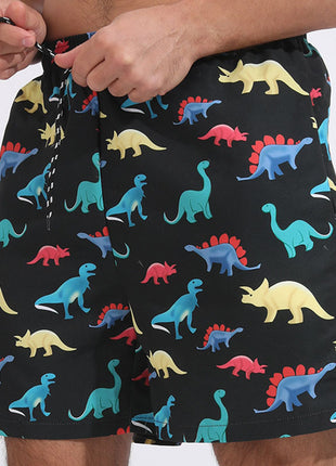 Ancient Dinosaurs Beach Shorts