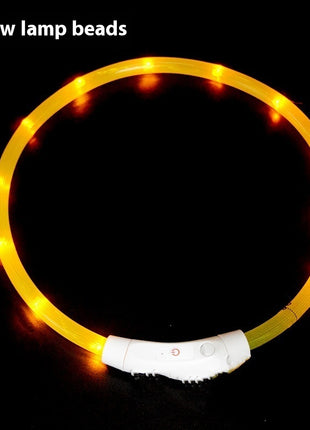 Glowing LED Collar USB Charging