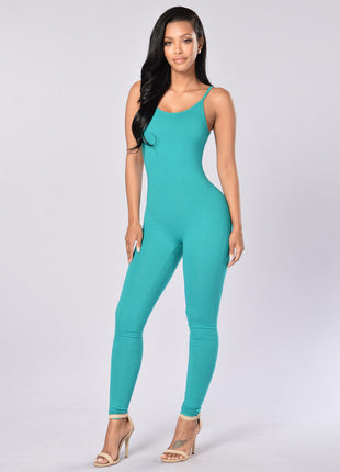 Skinny Backless Sling Jumpsuit
