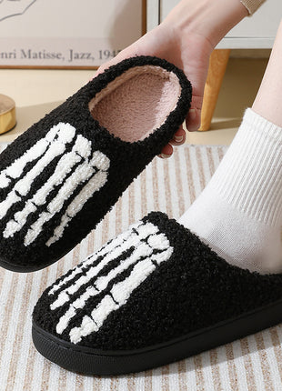Halloween Ghost Hand Cartoon Thermal Cotton Slippers