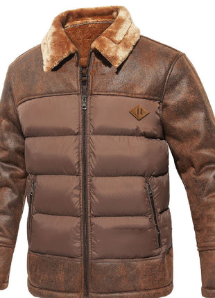 Men's Fur Integrated Trend Fashionable Jacket