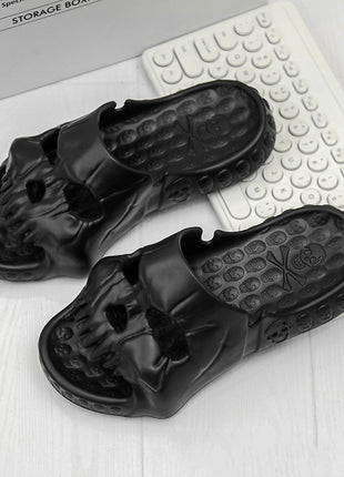 Skull Design Halloween Slippers Indoor & Outdoor