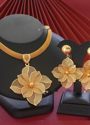 Pendant Necklace & Earrings Set