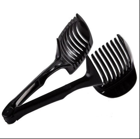 Fruit & Veggie Slicer Holder | Safe & Easy Food Grip Tool