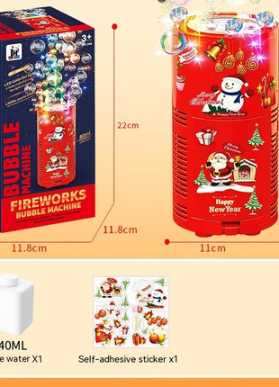 Automatic Bubble Fireworks Machine Toys