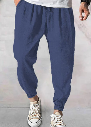 Casual Fashion Loose Men's Summer Ankle Banded Pants