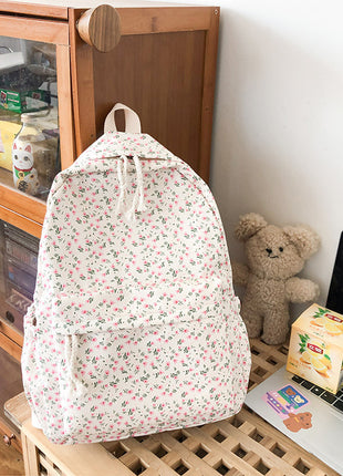 Versatile Casual Flower Backpack