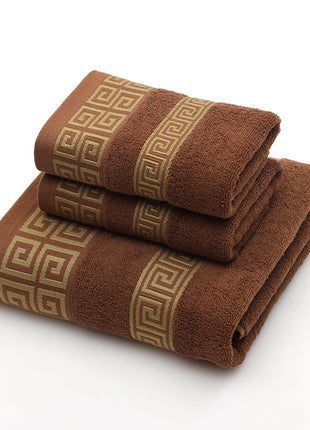Cotton Towels Three-Piece Set – Soft & Absorbent