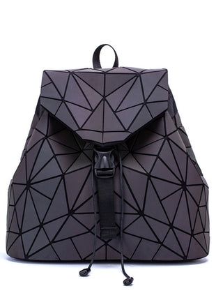 Colorful Geometric Fashion Folding Rhombus Backpack