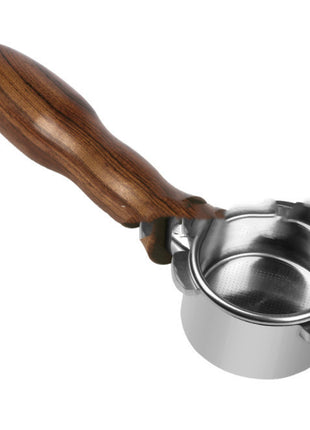 54mm Handle Walnut Coffee Handle Bottomless Stainless Steel