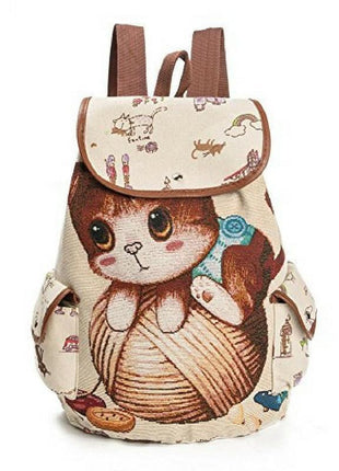 LOVELY CAT DRAWSTRING BACKPACK