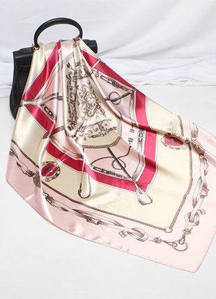 Digital Printed Square Silk Scarf