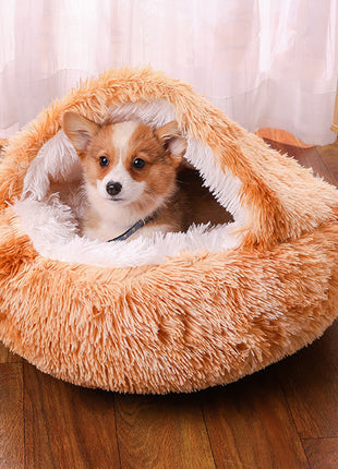 Pet House Warm Room Semi-surrounded Kennel Can't Be Broken