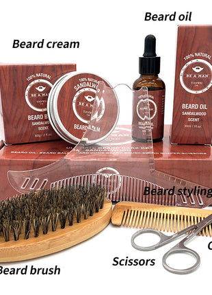 Beard Care Set Beard Oil and Beard Cream