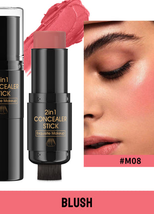 HelloKiss Double-Head Contour & Highlight Stick with Brush