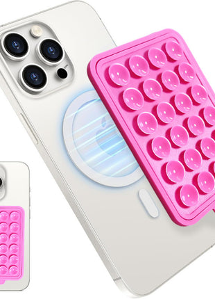 iPhone Magnetic Silica Gel Sucker – Strong Grip, Non-Slip