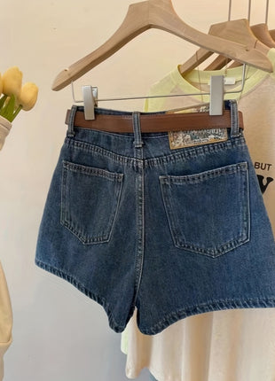 High Waist Denim Shorts