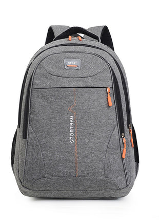 Fashionable Large Capacity Simple Double Shoulder Travel School Bag