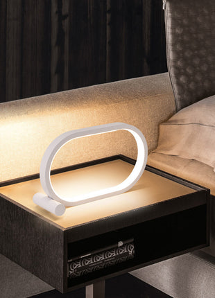 Modern Creative Oval Acrylic Lamp Touch Control Dimmable