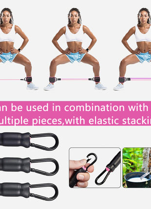 Ankle Strap Resistance Bands Hip Leg Strength Pull Rope Fitness Elastic Training Home Yoga Pilate Crossfit Workout Gym Equipment