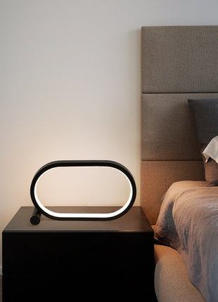 Modern Creative Oval Acrylic Lamp Touch Control Dimmable