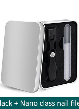 Splash-Resistant Stainless Steel Nail Clipper Set