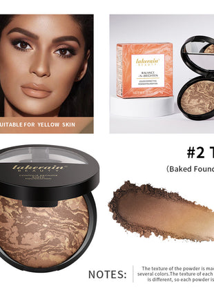Lakerain Color Correction Baked Powder Foundation