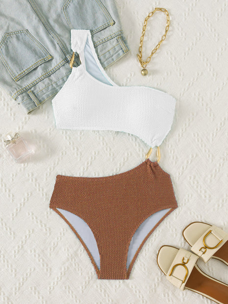 Patchwork Bikini Suit