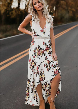Sleeveless Irregular Dress