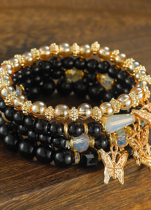 Crystal Multi-layer Beaded Bracelet