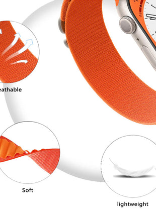 Applicable for Apple Watch models Nylon Loop Woven Strap