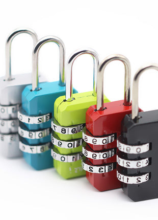 Three digit code padlock