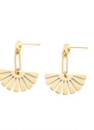 Exquisite Fan-shaped Earrings