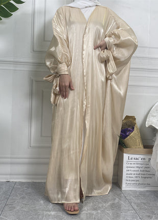 Leisure Fashionista Satin Abaya