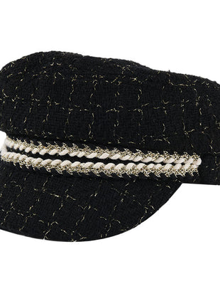 Navy Style Flat Cap