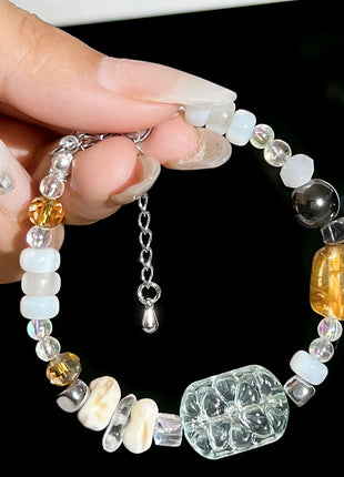 White Dunhuang Desert Sun Mountain Bracelet