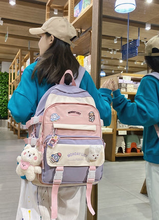 Mori All-match Backpack Large Capacity Shoulders