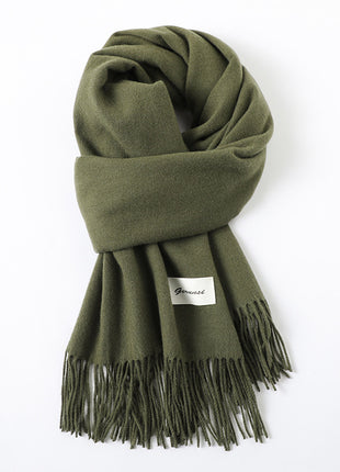 Tassel Cashmere Scarf
