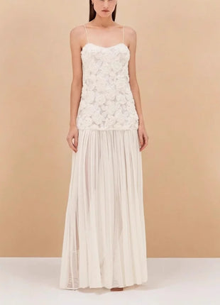 Three-dimensional Flowers Dress