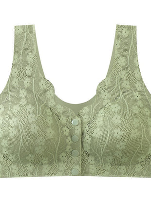 Seamless Front Buckle Underwear Plus Size Bra